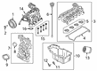 Jeep Timing Cover Gasket Diagram - 68440222AA
