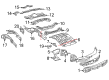 Jeep Grand Cherokee Rear Crossmember Diagram - 68040834AA