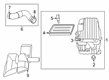 Dodge Journey Air Intake Coupling Diagram - 4891892AB