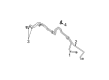 Jeep Transmission Oil Cooler Hose Diagram - 52079369AD