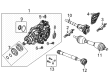 Jeep Grand Cherokee WK Automatic Transmission Output Shaft Seal Diagram - 68530764AB