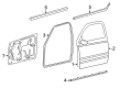 2003 Dodge Ram 3500 Weather Strip Diagram - 55275621AC