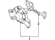 Dodge Water Pump Gasket Diagram - MD151426
