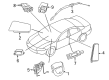 Chrysler Occupant Detection Sensor Diagram - 4896028AB