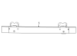 Dodge Charger Daytona Bumper Diagram - 68638865AA