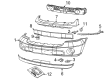 Chrysler Air Deflector Diagram - 68002901AB