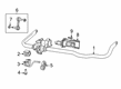 Ram Sway Bar Bracket Diagram - 68206864AA