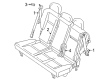 Chrysler PT Cruiser Seat Belt Diagram - XB01MF1AF