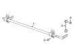 Jeep Compass Sway Bar Link Diagram - 68498192AA