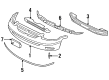 Chrysler Air Deflector Diagram - 4576950