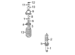 2009 Chrysler Sebring Shock Absorber Diagram - 5105790AG