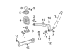 Jeep Grand Cherokee Coil Spring Insulator Diagram - 52088346