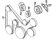 Chrysler Belt Tensioner Diagram - 4536154AE