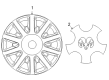 Dodge Journey Wheel Cover Diagram - 4721195AC