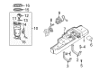 Dodge B1500 Fuel Level Sensor Diagram - 5012270AA