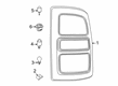 2021 Ram 2500 Tail Light Diagram - 68707111AA