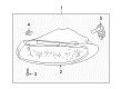 Dodge Stratus Fog Light Diagram - MR957886