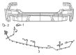 2025 Dodge Charger Daytona Parking Assist Distance Sensor Diagram - 7MF58SSEAA