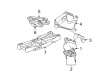 Dodge Magnum Motor And Transmission Mount Diagram - 5166040AB