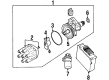 Chrysler Distributor Rotor Diagram - MD611757