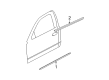 Dodge Dakota Door Moldings Diagram - 5FX96DX9AB