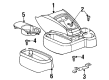 2000 Dodge Ram 2500 Cup Holder Diagram - 5EZ53LAZ