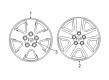 Dodge Wheel Cover Diagram - 5105021AC
