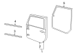 Jeep Wrangler Door Seal Diagram - 55395275AW