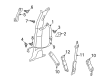Dodge Dakota Seat Belt Diagram - 5083695AA