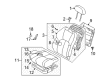 2004 Chrysler Sebring Seat Cushion Diagram - MR958982YA