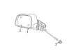 2013 Jeep Grand Cherokee Car Mirror Diagram - 1JS00TZZAN