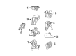 2003 Chrysler Sebring Transmission Mount Diagram - 4578100AA