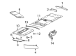 Dodge B1500 Sun Visor Diagram - 5FA991C3AB
