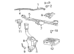 2008 Dodge Magnum Washer Reservoir Diagram - 4805737AA