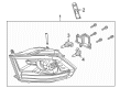 Ram Headlight Diagram - 68276121AB