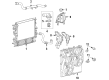 Jeep A/C Idler Pulley Diagram - 5281301AA