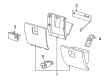 Chrysler PT Cruiser Glove Box Diagram - 1DD131KAAA
