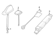 Jeep Grand Cherokee WK Antenna Diagram - 68520836AA