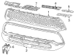 Dodge Grille Diagram - 68307806AB