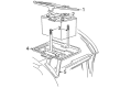 Dodge B1500 Battery Tray Diagram - 55346492