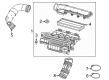 Dodge Hornet Air Intake Coupling Diagram - 68523996AA