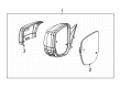 Jeep Grand Cherokee L Car Mirror Diagram - 68552268AB