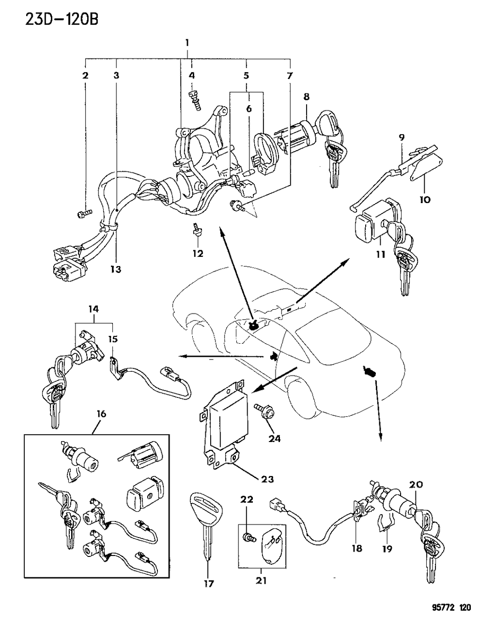 Mopar MB604734 Ratchet, Glove Box Lid Lock Mopar MB604734 Ratchet, Glove Box Lid Lock