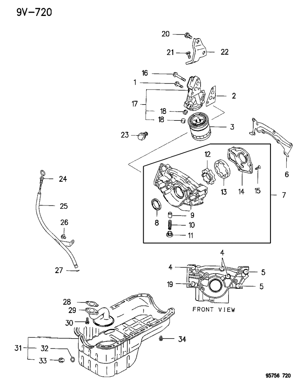 MD166530 Mopar Guide, Oil Level Gauge, Single Cam