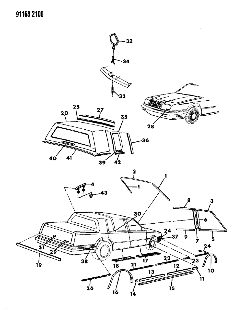 Mopar 6032389 Nut, Roof Cap Retaining Stud , (Stamped Nut W/Seal)