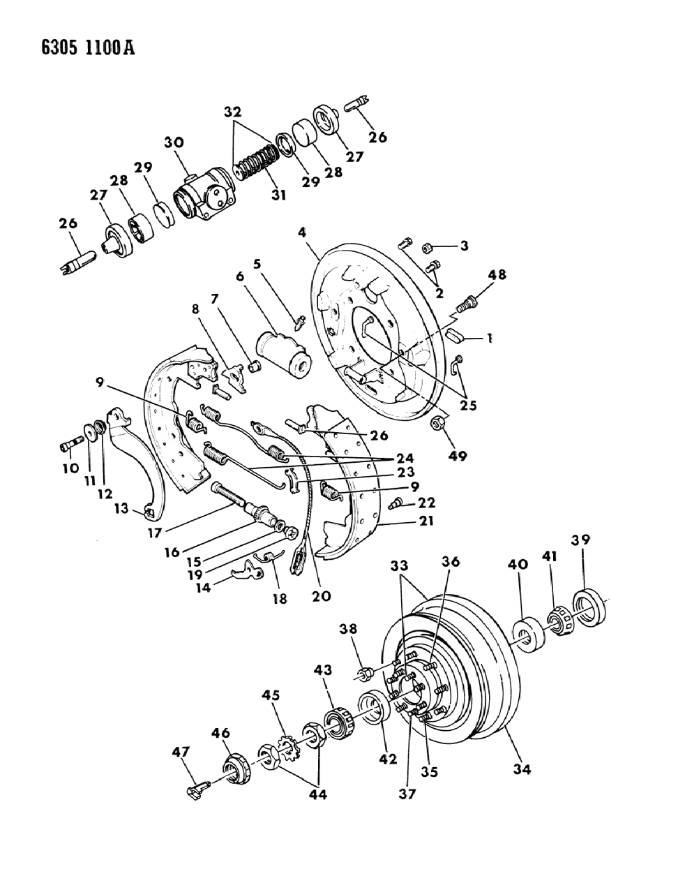 Mopar 2909258 Nut, Bearing Adjusting