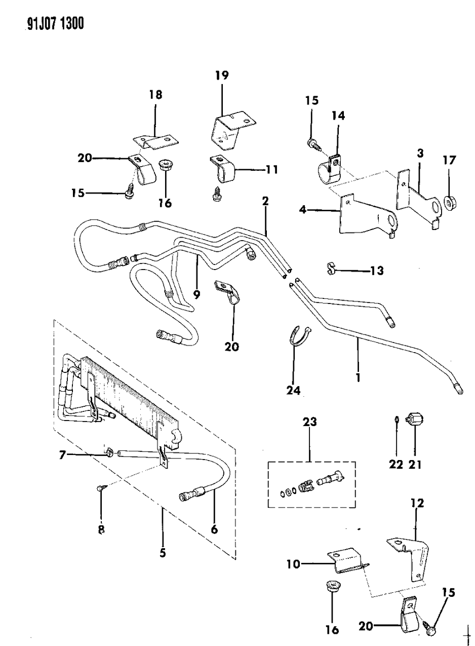 Mopar 83504447 O - Ring Repair Package, Plastic Connectors Only