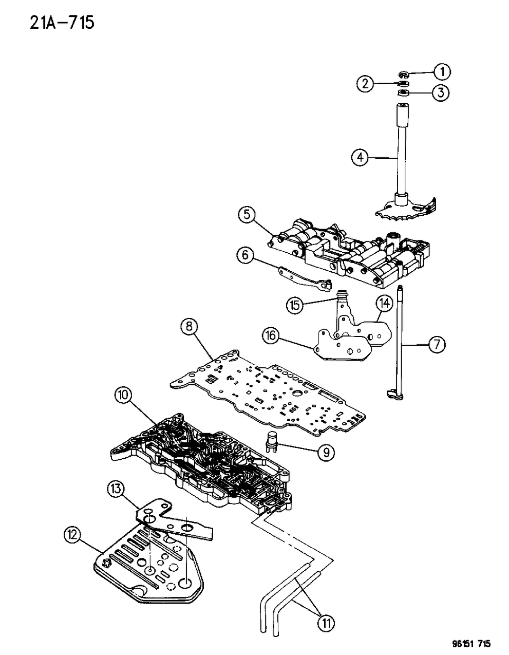 Mopar 4269555 Lever, Manual Valve, Except 4377954, 955 Transmission