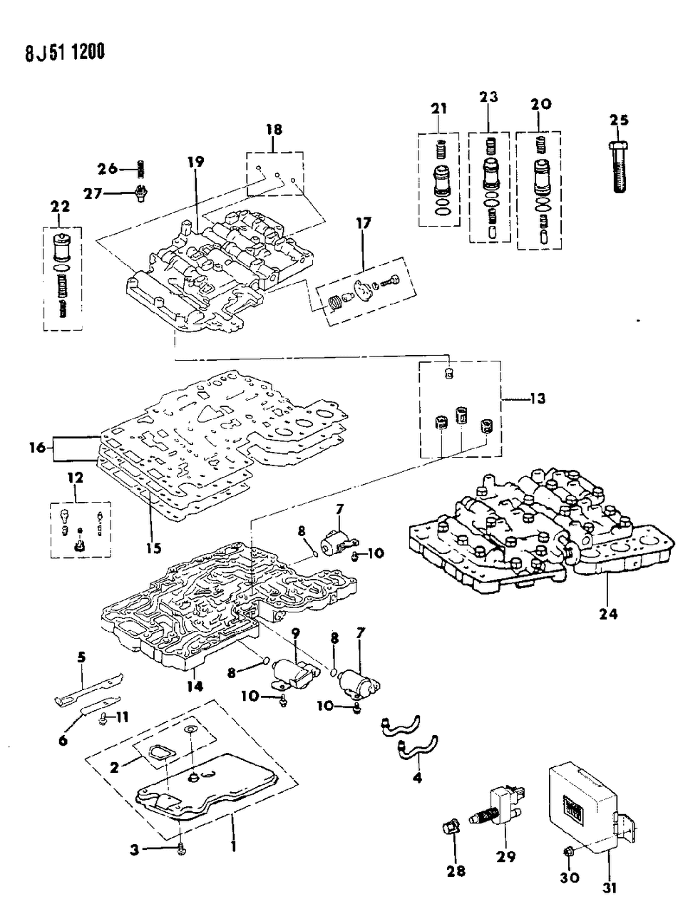 Mopar 83504333 Gasket Package, Oil Filter
