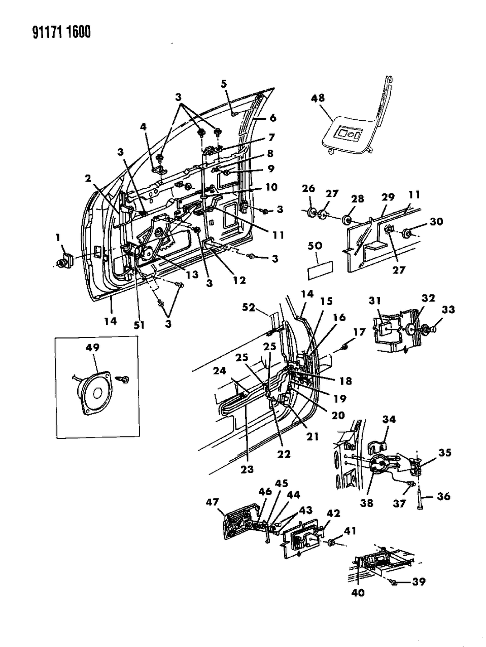 Mopar 4615831 Glass, W/Guide, Right Mopar 4615831 Glass, W/Guide, Right